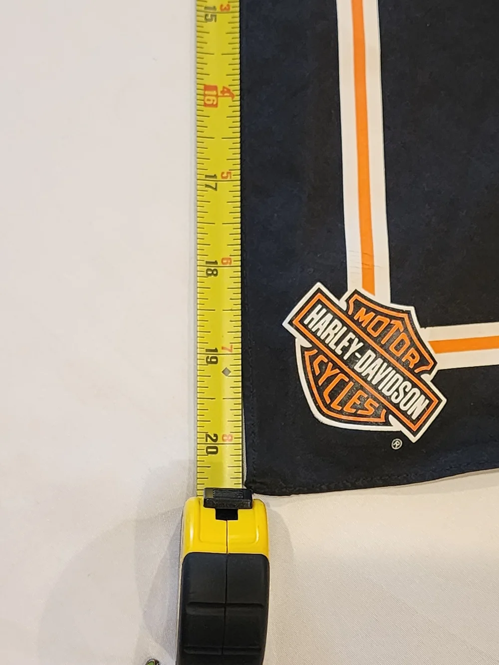 Harley Davidson Biker 2000 Triangle Shaped Scarf Bandana BLACK excellent